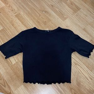 Miss guided Black tee shirt